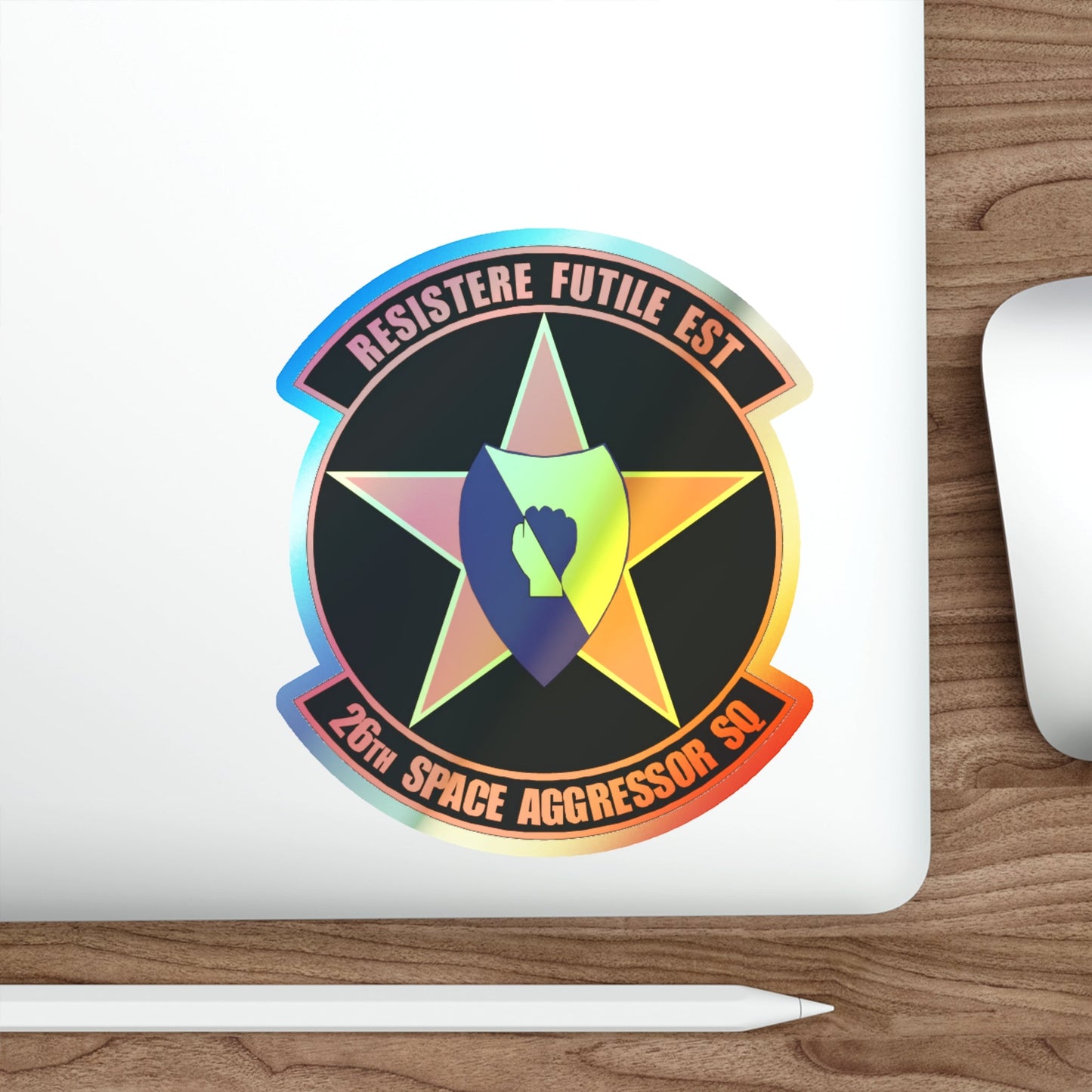 26th Space Aggressor Squadron (U.S. Air Force) Holographic STICKER Die-Cut Vinyl Decal-The Sticker Space
