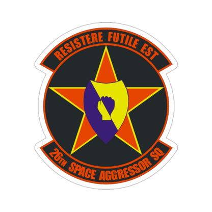 26th Space Aggressor Squadron (U.S. Air Force) STICKER Vinyl Die-Cut Decal-2 Inch-The Sticker Space