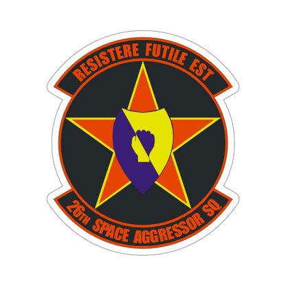 26th Space Aggressor Squadron (U.S. Air Force) STICKER Vinyl Die-Cut Decal-5 Inch-The Sticker Space