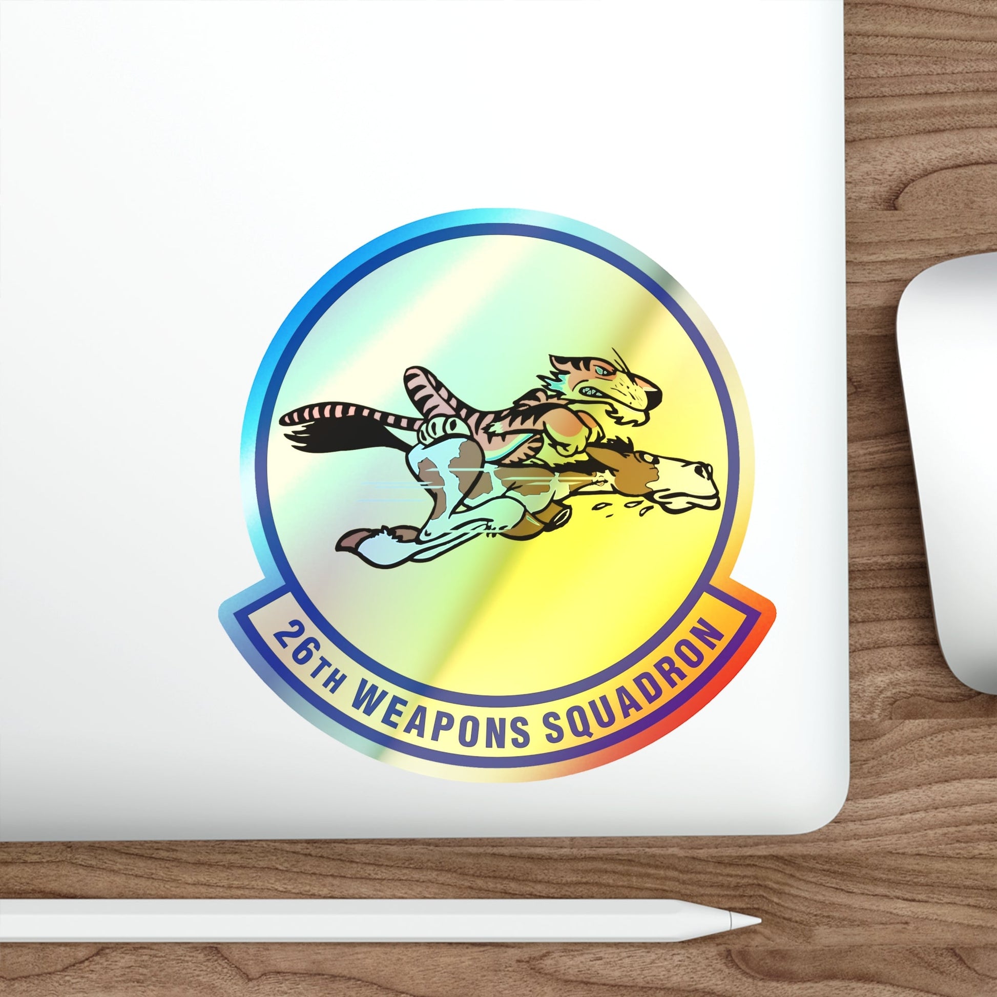 26th Weapons Squadron (U.S. Air Force) Holographic STICKER Die-Cut Vinyl Decal-The Sticker Space