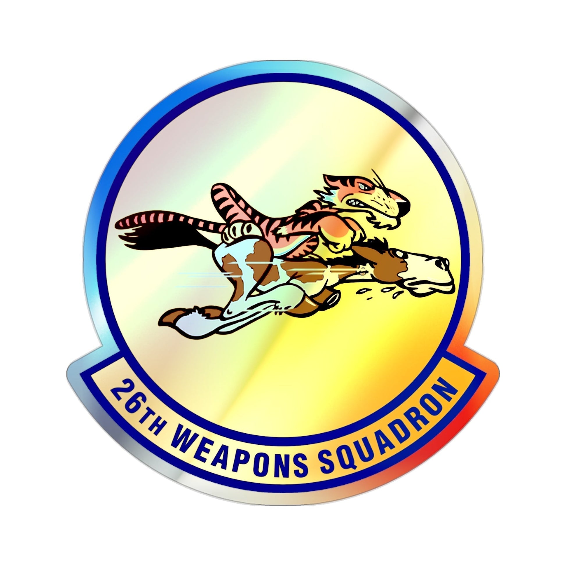 26th Weapons Squadron (U.S. Air Force) Holographic STICKER Die-Cut Vinyl Decal-2 Inch-The Sticker Space