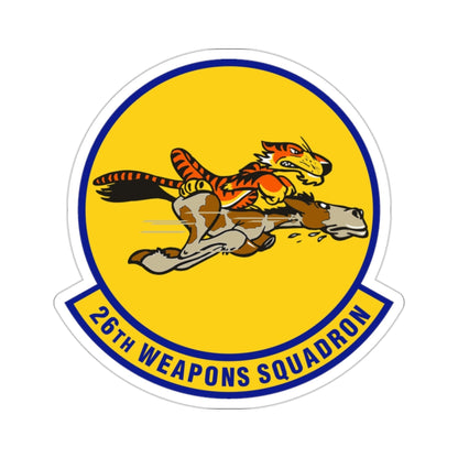 26th Weapons Squadron (U.S. Air Force) STICKER Vinyl Die-Cut Decal-2 Inch-The Sticker Space