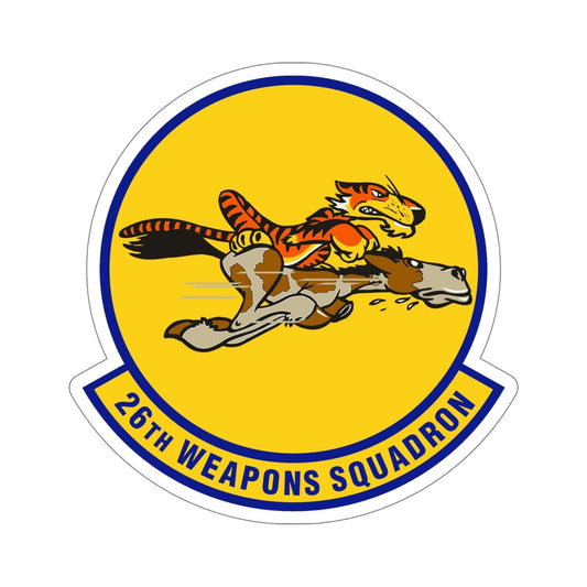 26th Weapons Squadron (U.S. Air Force) STICKER Vinyl Die-Cut Decal-6 Inch-The Sticker Space