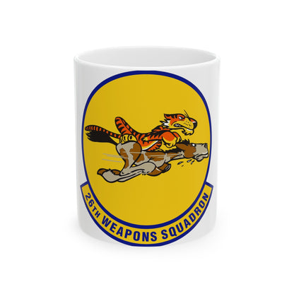 26th Weapons Squadron (U.S. Air Force) White Coffee Mug-11oz-The Sticker Space