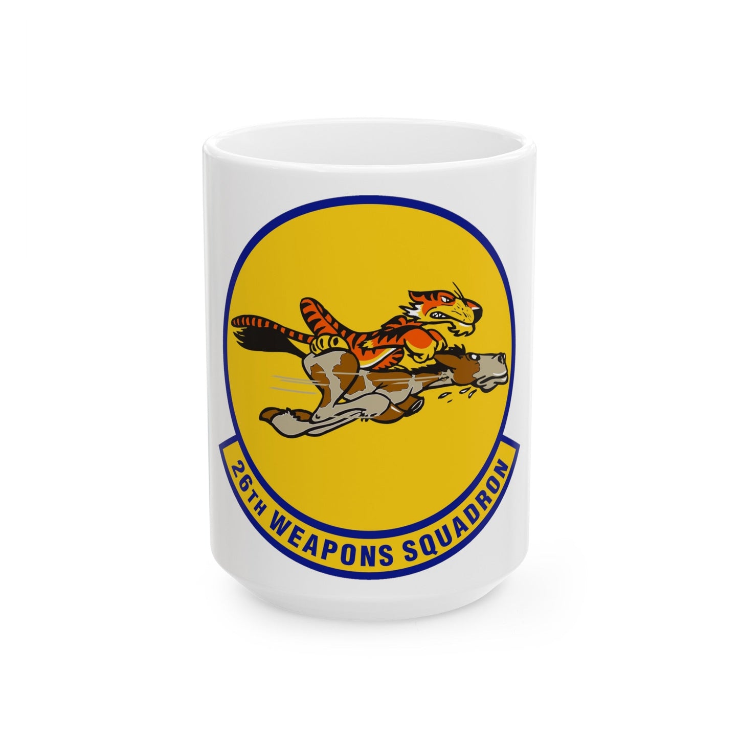 26th Weapons Squadron (U.S. Air Force) White Coffee Mug-15oz-The Sticker Space