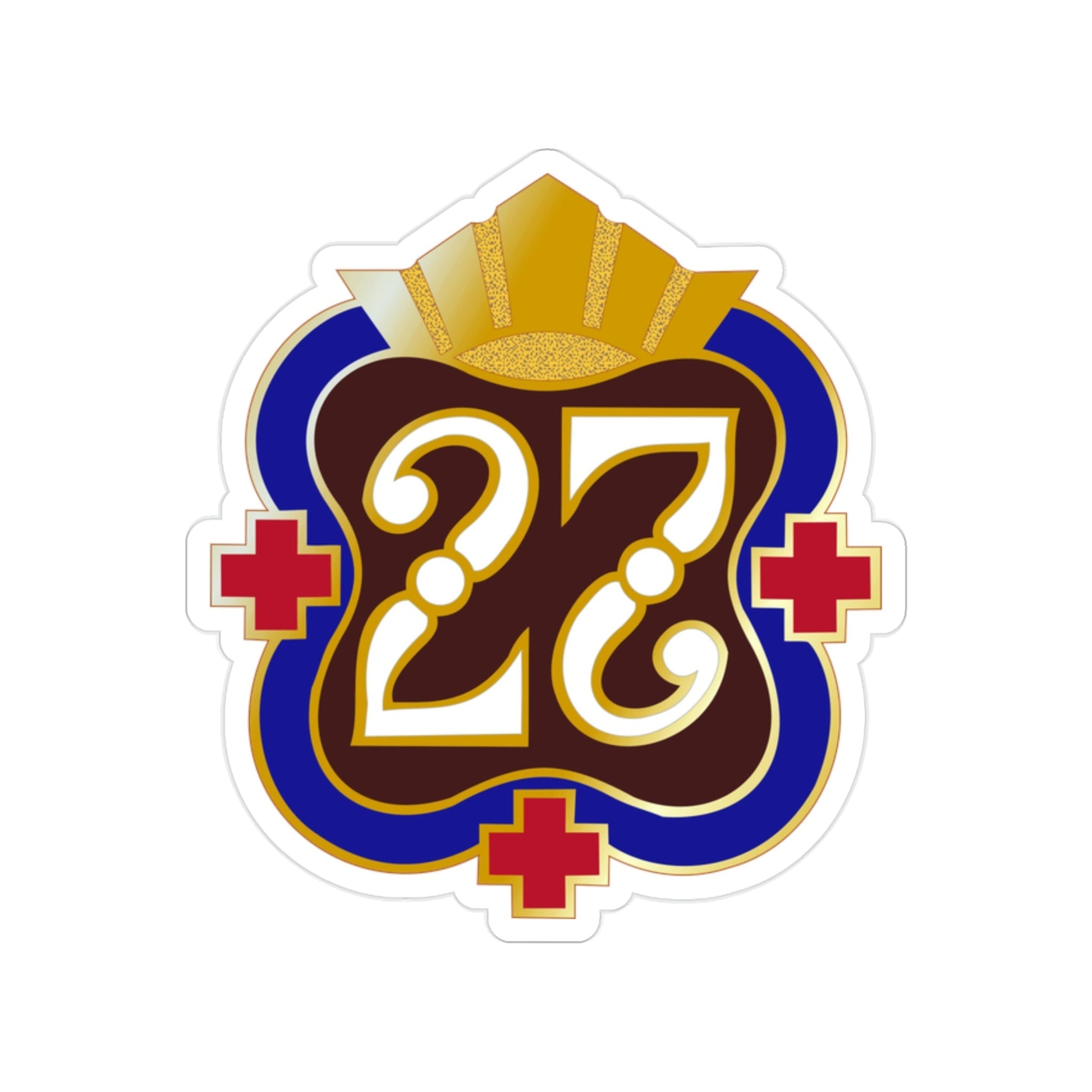 27 Surgical Hospital (U.S. Army) Transparent STICKER Die-Cut Vinyl Decal-2 Inch-The Sticker Space
