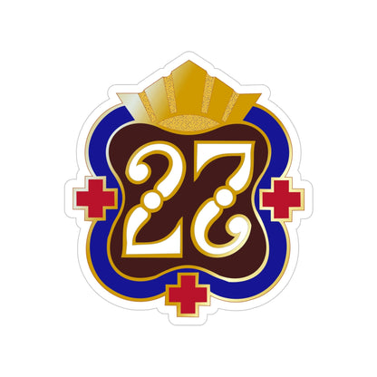 27 Surgical Hospital (U.S. Army) Transparent STICKER Die-Cut Vinyl Decal-5 Inch-The Sticker Space