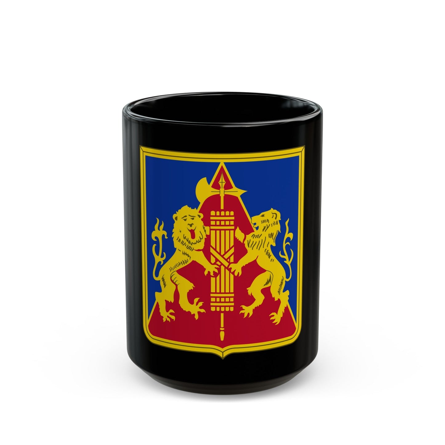 270th Artillery Regiment (U.S. Army) Black Coffee Mug-15oz-The Sticker Space