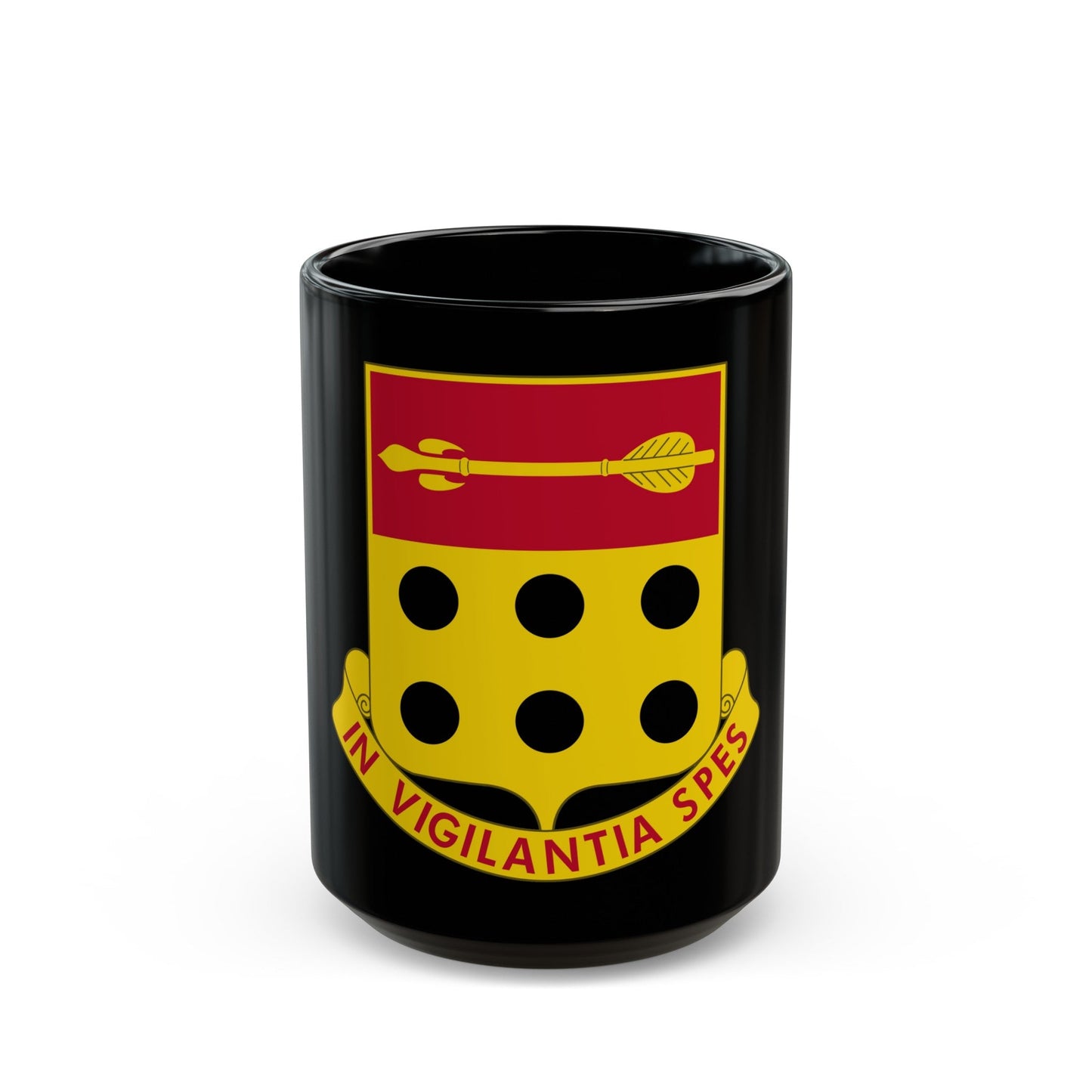 278th Artillery Regiment (U.S. Army) Black Coffee Mug-15oz-The Sticker Space
