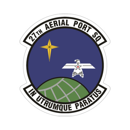 27th Aerial Port Squadron (U.S. Air Force) STICKER Vinyl Die-Cut Decal-2 Inch-The Sticker Space
