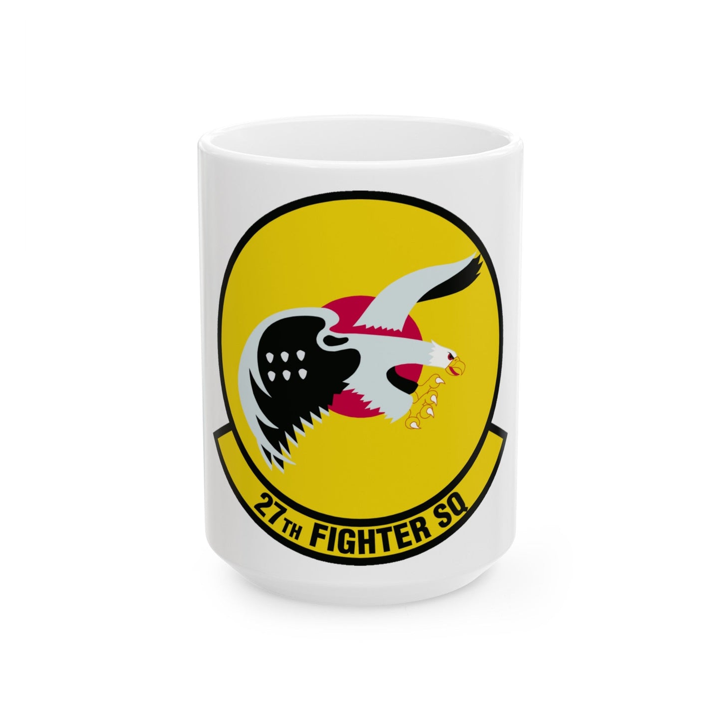 27th Fighter Squadron (U.S. Air Force) White Coffee Mug-15oz-The Sticker Space