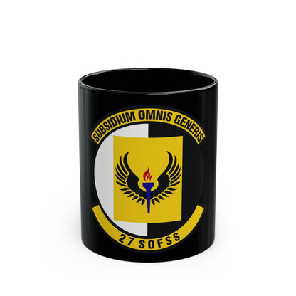 27th Special Operations Force Support Squadron (U.S. Air Force) Black Coffee Mug-11oz-The Sticker Space