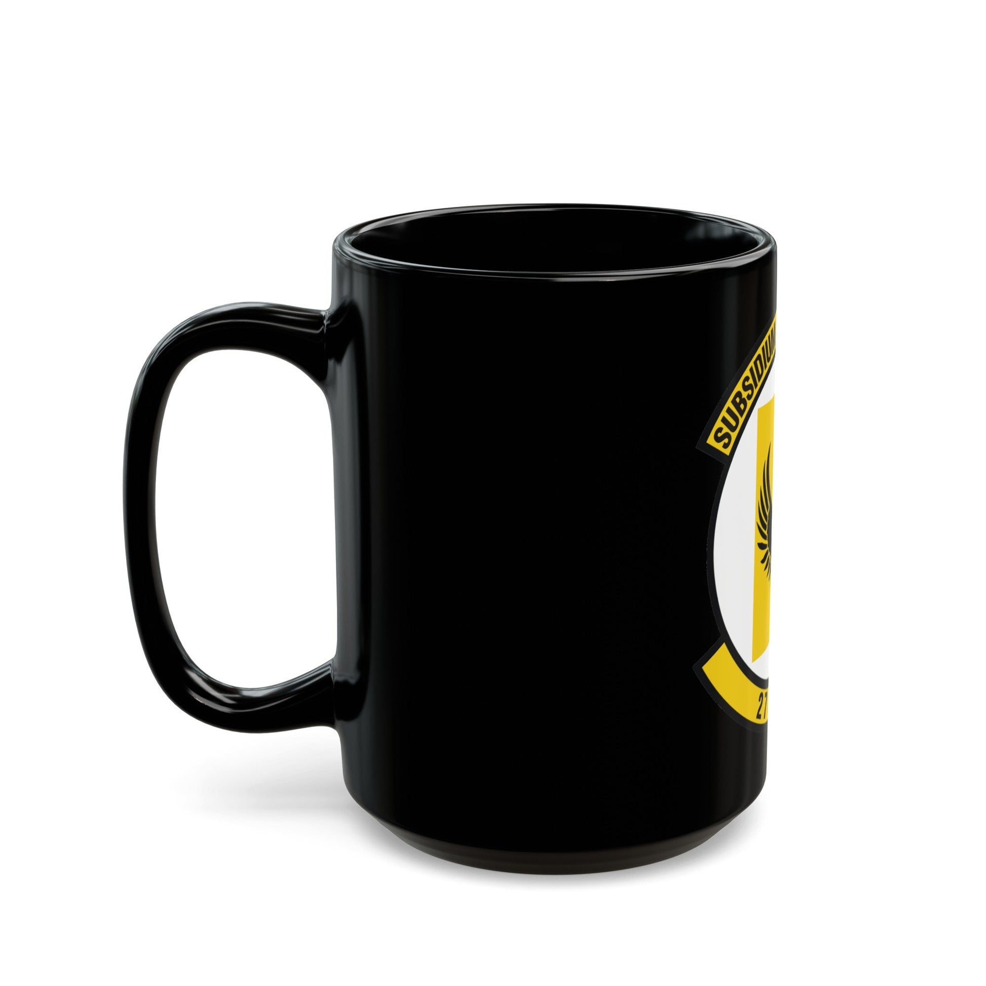 27th Special Operations Force Support Squadron (U.S. Air Force) Black Coffee Mug-The Sticker Space