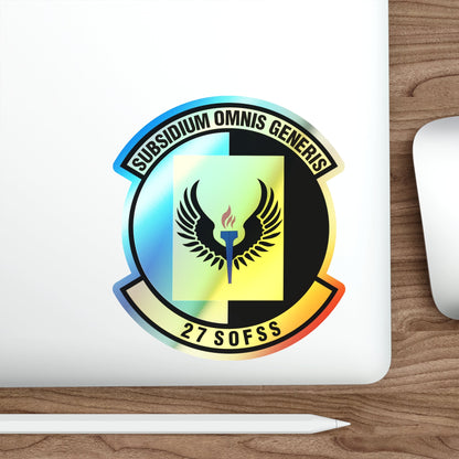 27th Special Operations Force Support Squadron (U.S. Air Force) Holographic STICKER Die-Cut Vinyl Decal-The Sticker Space