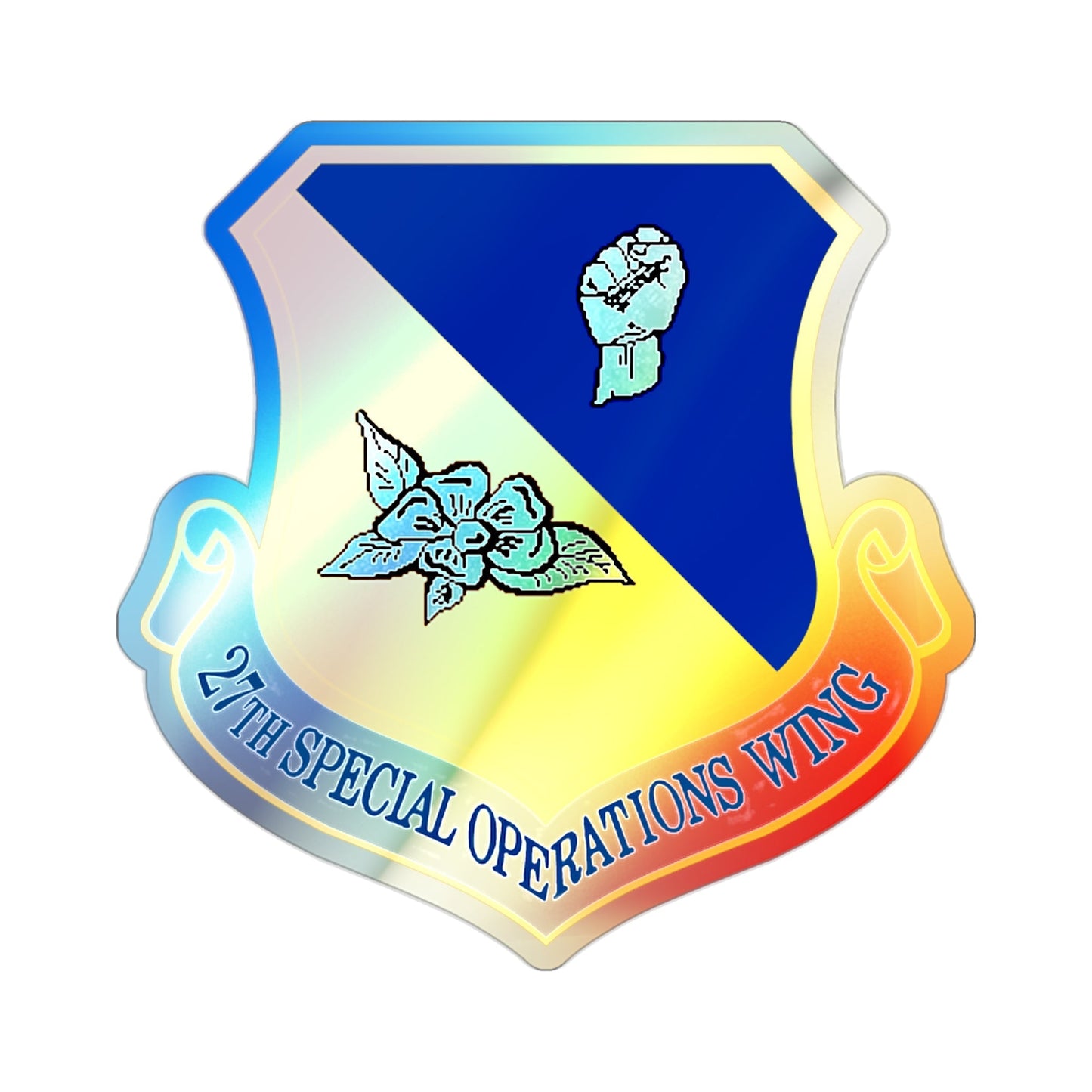 27th Special Operations Wing (U.S. Air Force) Holographic STICKER Die-Cut Vinyl Decal-2 Inch-The Sticker Space