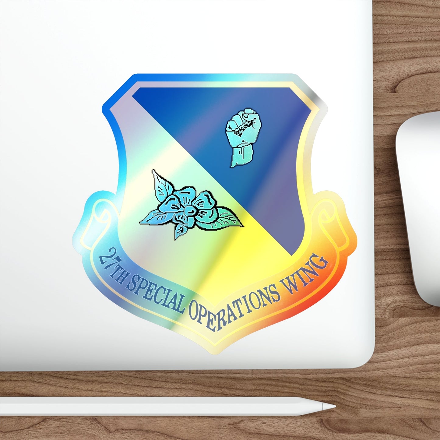 27th Special Operations Wing (U.S. Air Force) Holographic STICKER Die-Cut Vinyl Decal-The Sticker Space
