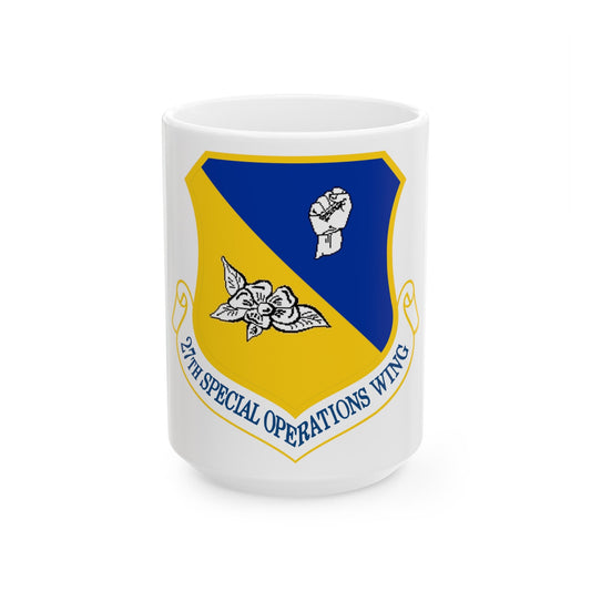 27th Special Operations Wing (U.S. Air Force) White Coffee Mug-15oz-The Sticker Space