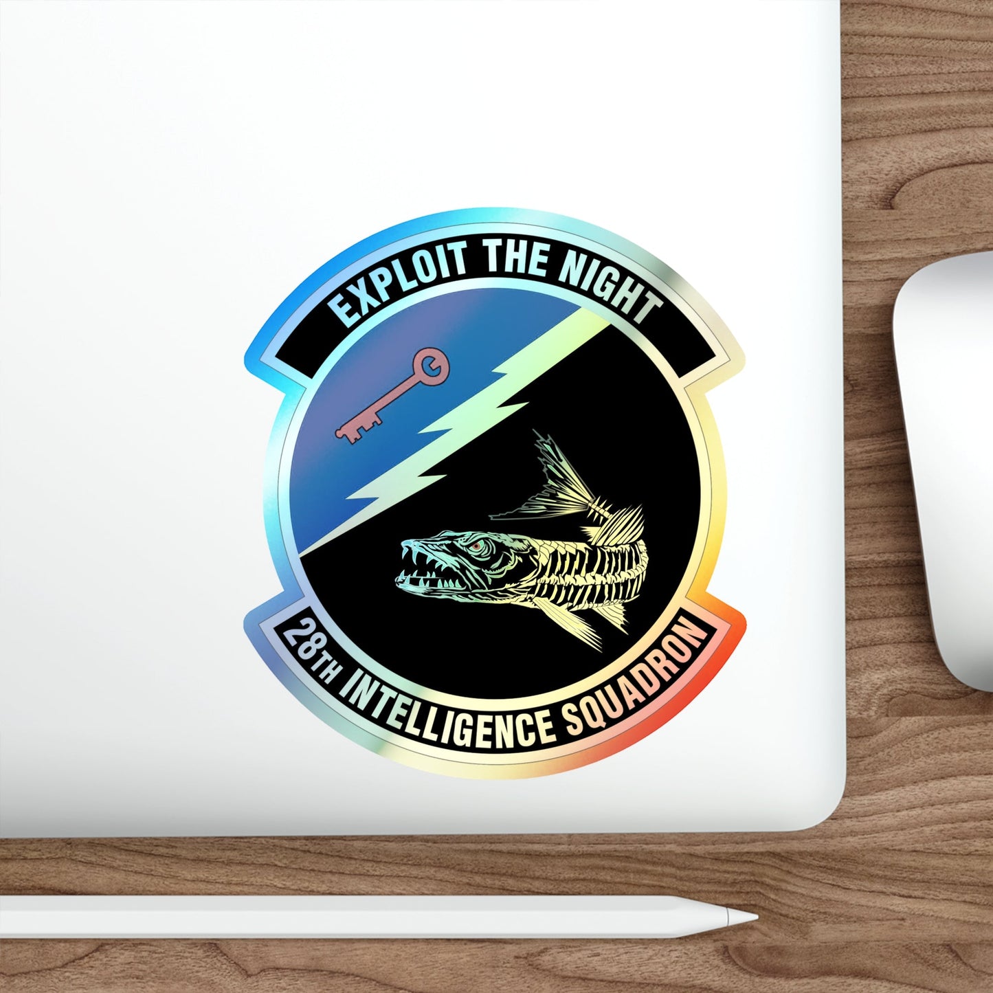 28 Intelligence Squadron AFRC (U.S. Air Force) Holographic STICKER Die-Cut Vinyl Decal-The Sticker Space