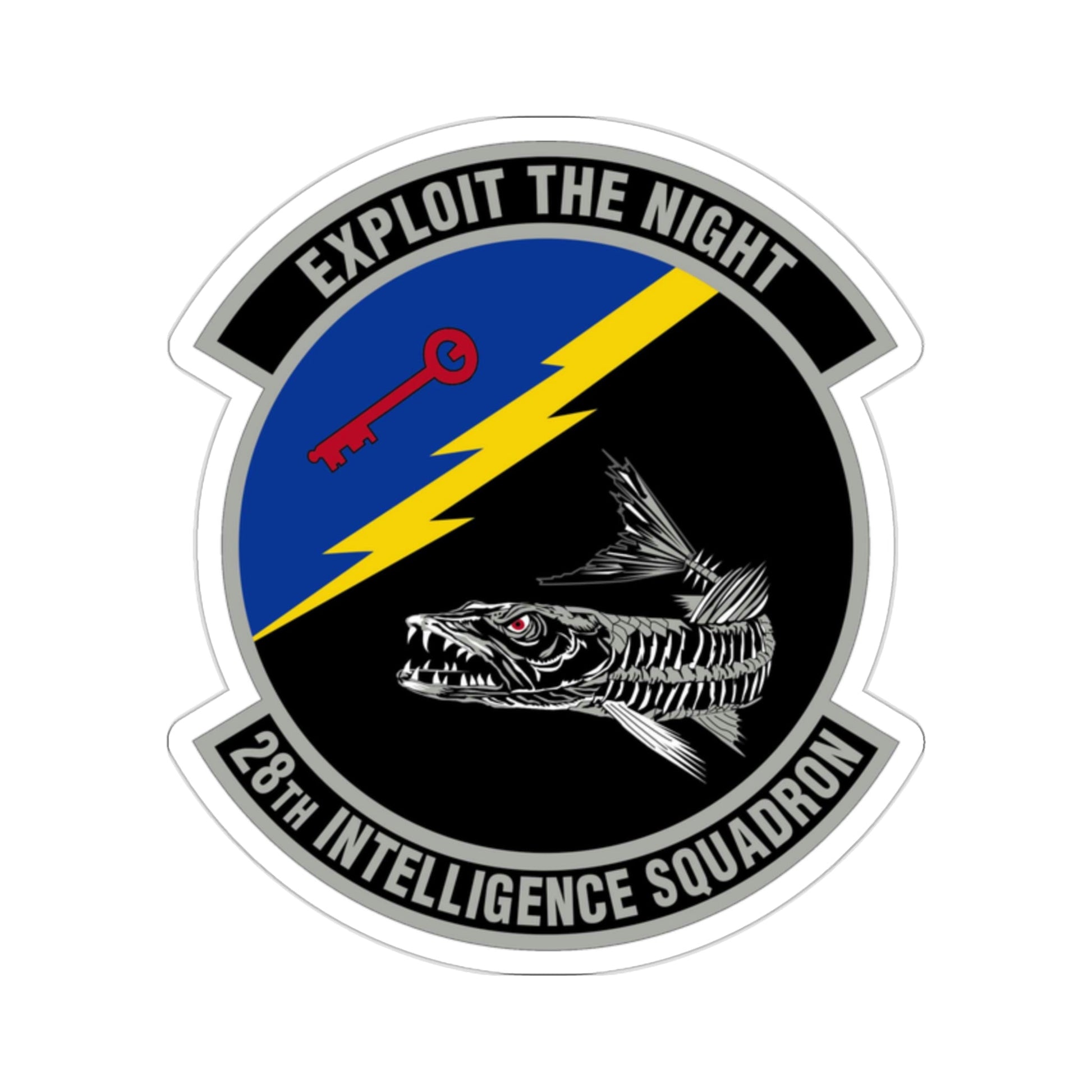 28 Intelligence Squadron AFRC (U.S. Air Force) STICKER Vinyl Die-Cut Decal-2 Inch-The Sticker Space