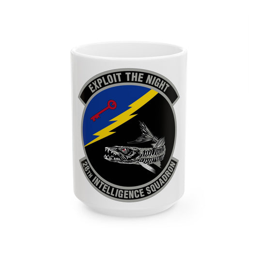 28 Intelligence Squadron AFRC (U.S. Air Force) White Coffee Mug-15oz-The Sticker Space