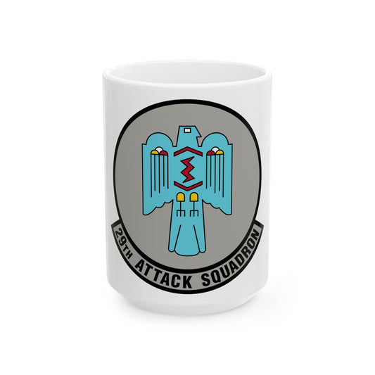 29 Attack Squadron ACC (U.S. Air Force) White Coffee Mug-15oz-The Sticker Space
