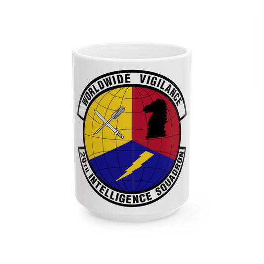 29 Intelligence Squadron ACC (U.S. Air Force) White Coffee Mug-15oz-The Sticker Space