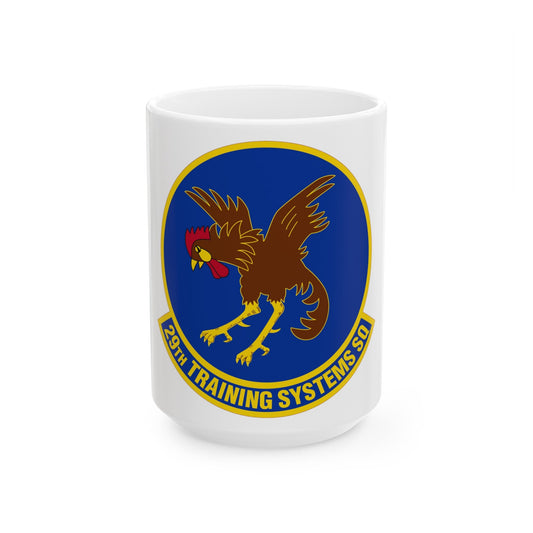29 Training Systems Sq ACC (U.S. Air Force) White Coffee Mug-15oz-The Sticker Space