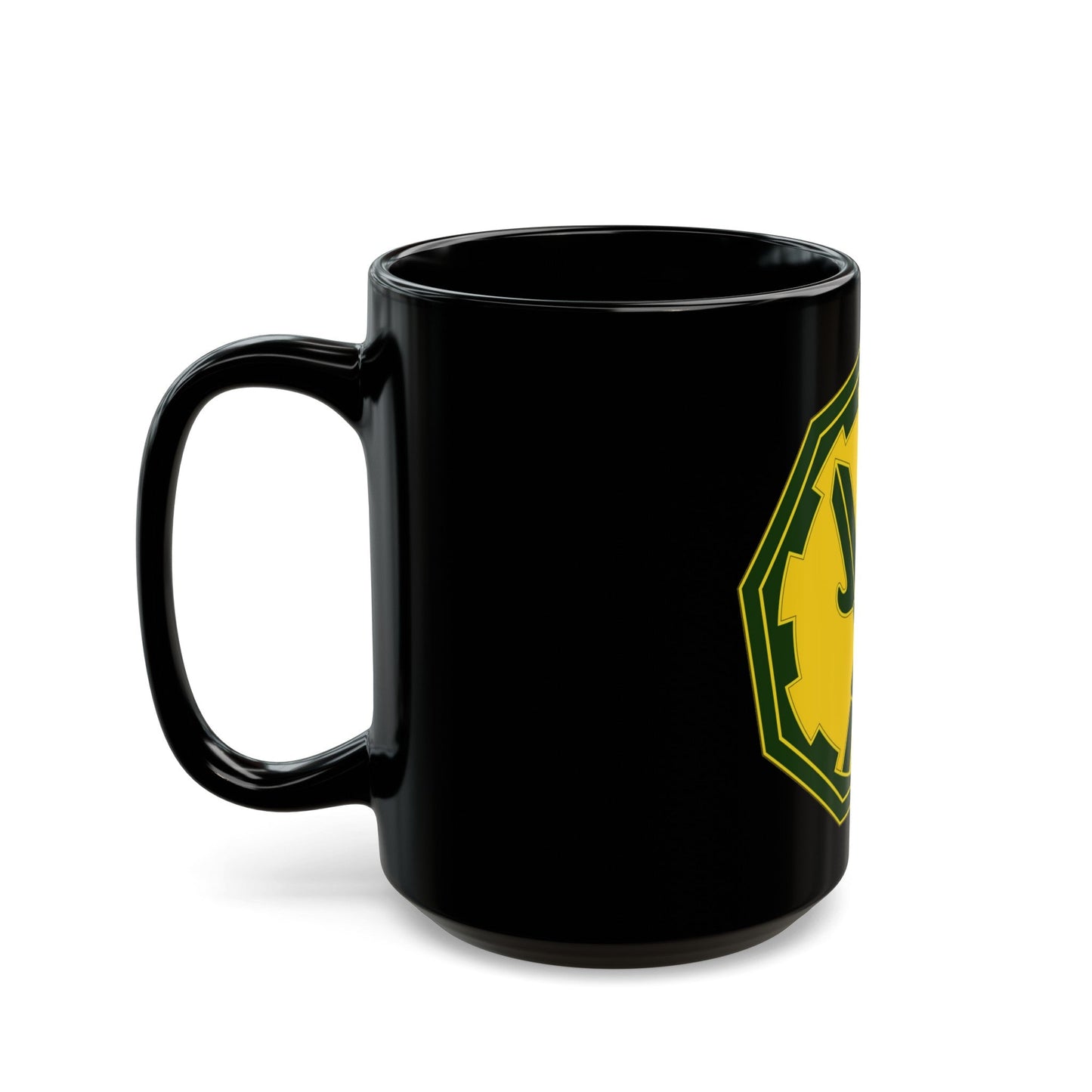 290 Military Police Brigade 3 (U.S. Army) Black Coffee Mug-The Sticker Space