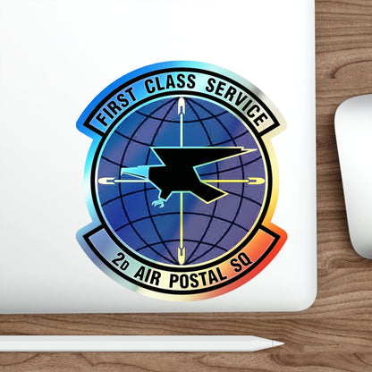 2d Air Postal Squadron (U.S. Air Force) Holographic STICKER Die-Cut Vinyl Decal-The Sticker Space