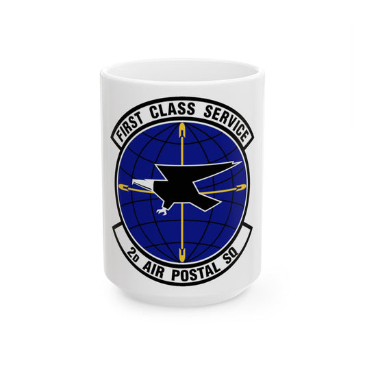 2d Air Postal Squadron (U.S. Air Force) White Coffee Mug-15oz-The Sticker Space