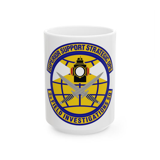 2d Field Investigations Squadron (U.S. Air Force) White Coffee Mug
