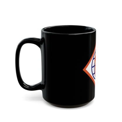 2d Signal Brigade (U.S. Army) Black Coffee Mug-The Sticker Space