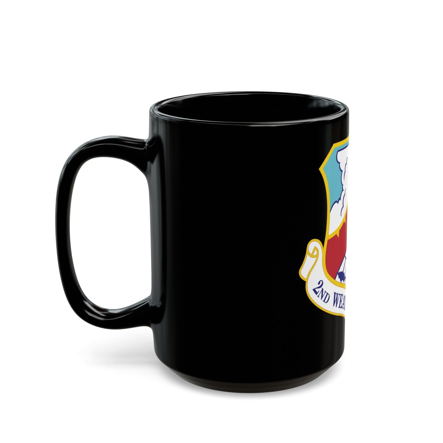 2d Weather Group (U.S. Air Force) Black Coffee Mug-The Sticker Space