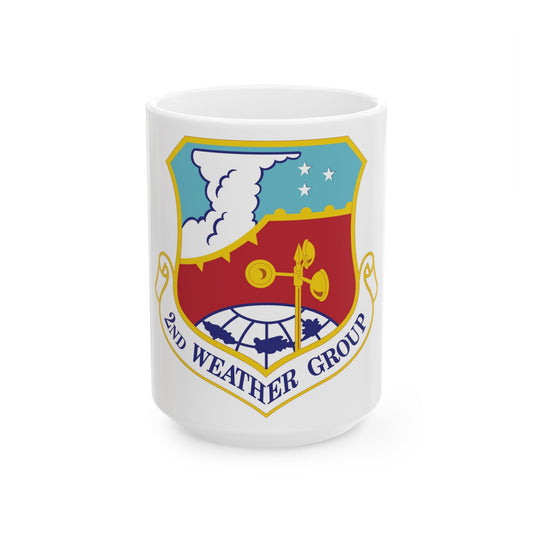 2d Weather Group (U.S. Air Force) White Coffee Mug-15oz-The Sticker Space