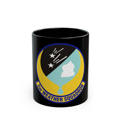 2d Weather Squadron (U.S. Air Force) Black Coffee Mug-11oz-The Sticker Space