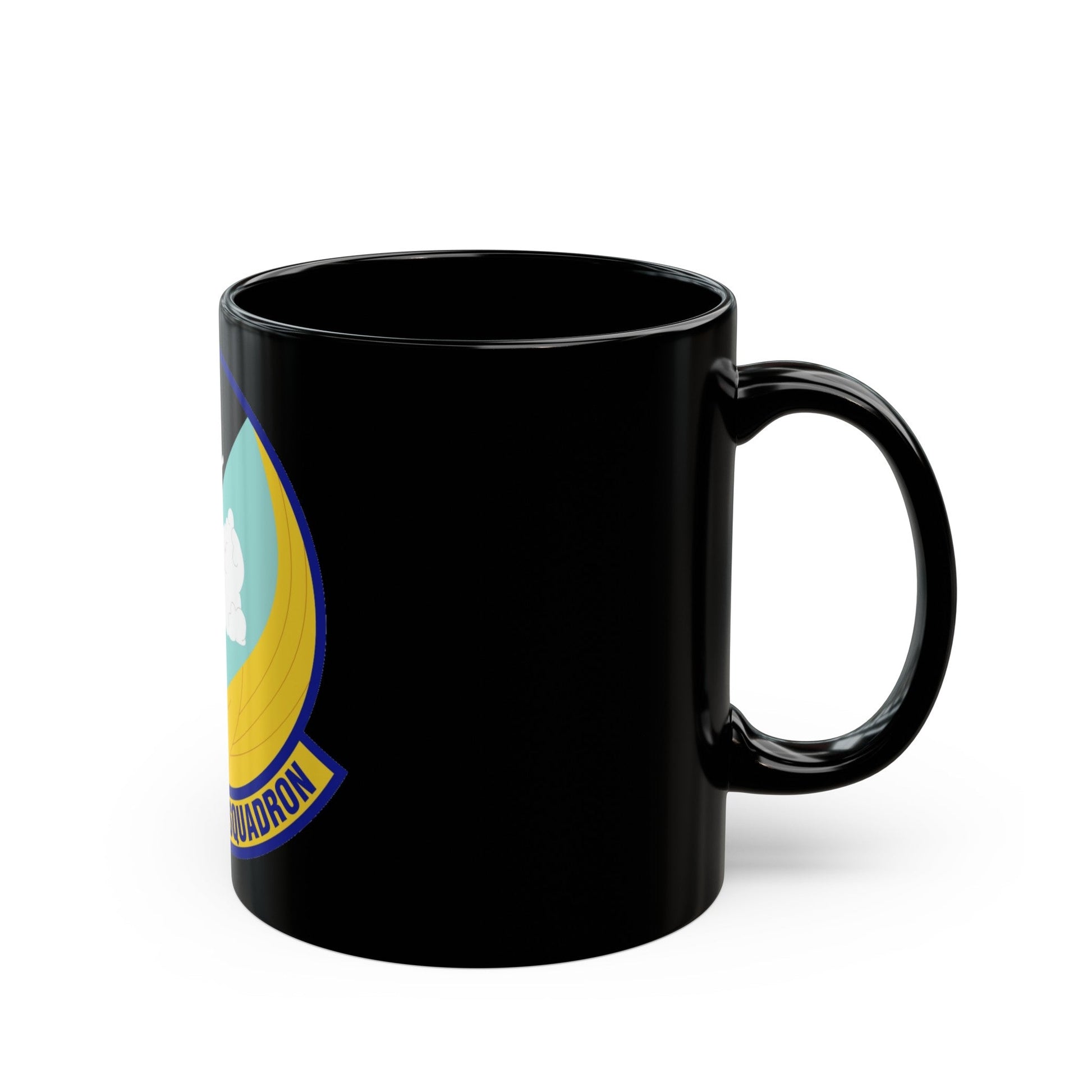 2d Weather Squadron (U.S. Air Force) Black Coffee Mug-The Sticker Space