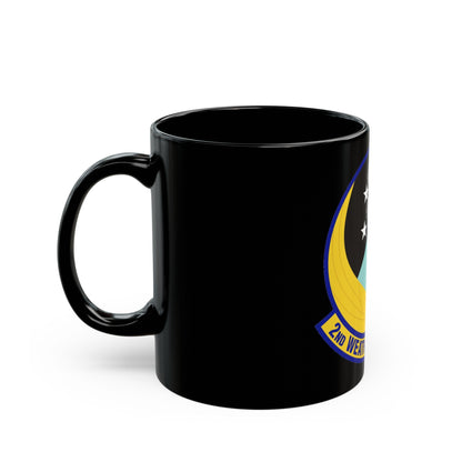 2d Weather Squadron (U.S. Air Force) Black Coffee Mug-The Sticker Space