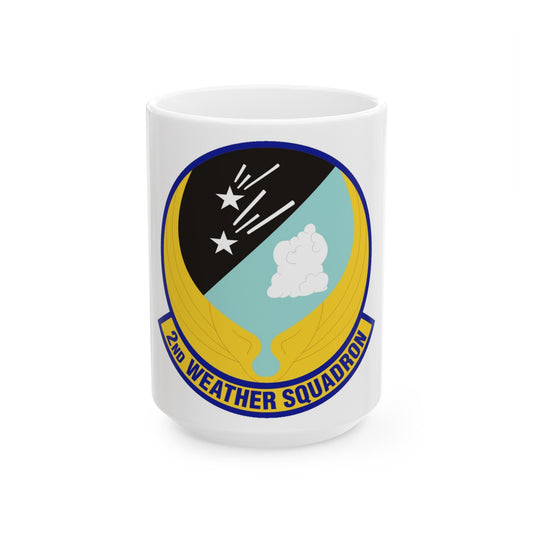 2d Weather Squadron (U.S. Air Force) White Coffee Mug-15oz-The Sticker Space
