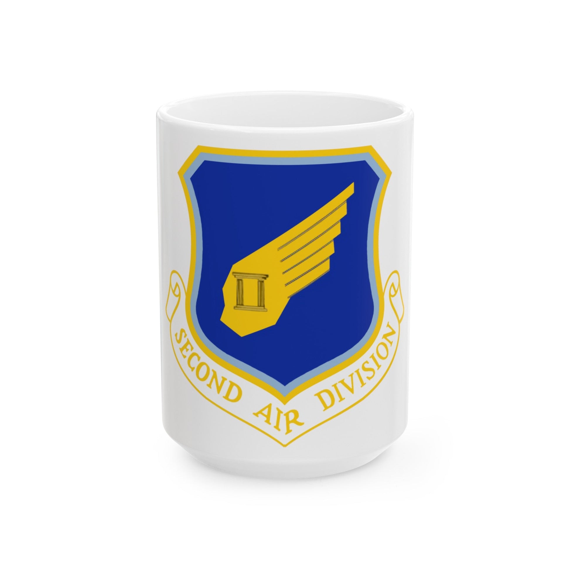 2nd Air Division (U.S. Air Force) White Coffee Mug-15oz-The Sticker Space
