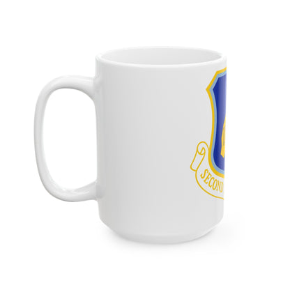 2nd Air Division (U.S. Air Force) White Coffee Mug-The Sticker Space