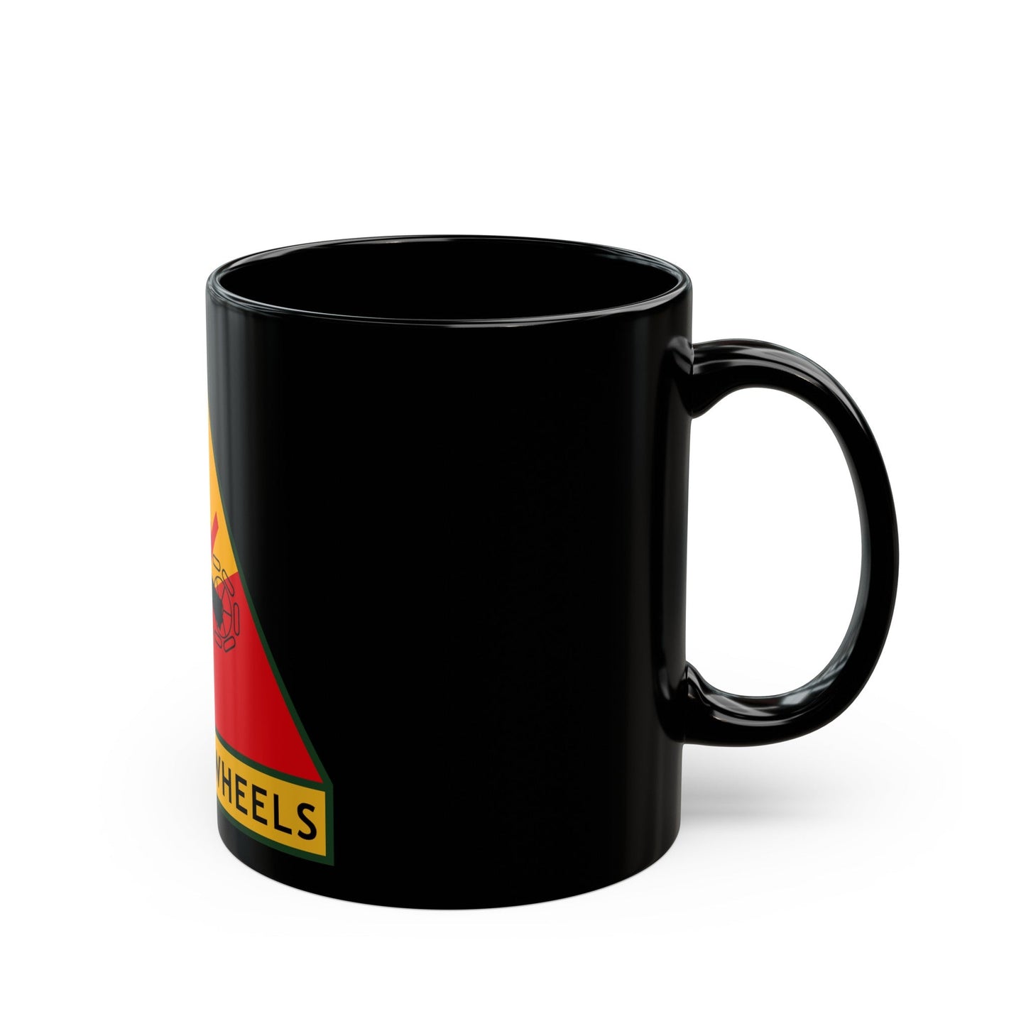 2nd Armored Division (U.S. Army) Black Coffee Mug-The Sticker Space
