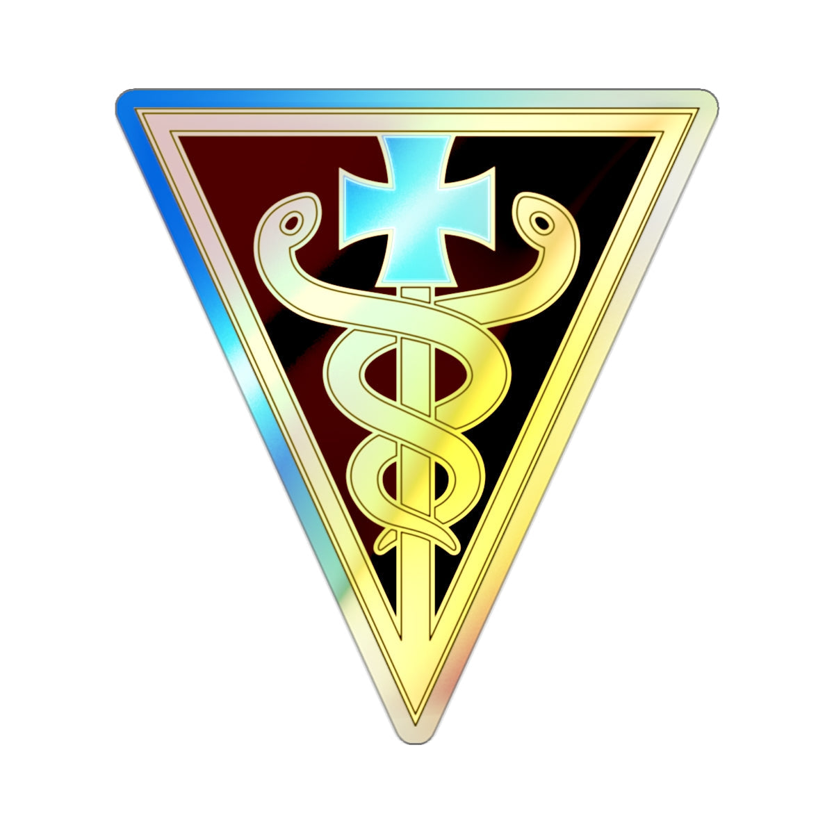 3 Medical Command (U.S. Army) Holographic STICKER Die-Cut Vinyl Decal-2 Inch-The Sticker Space