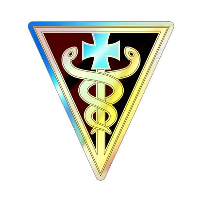 3 Medical Command (U.S. Army) Holographic STICKER Die-Cut Vinyl Decal-3 Inch-The Sticker Space