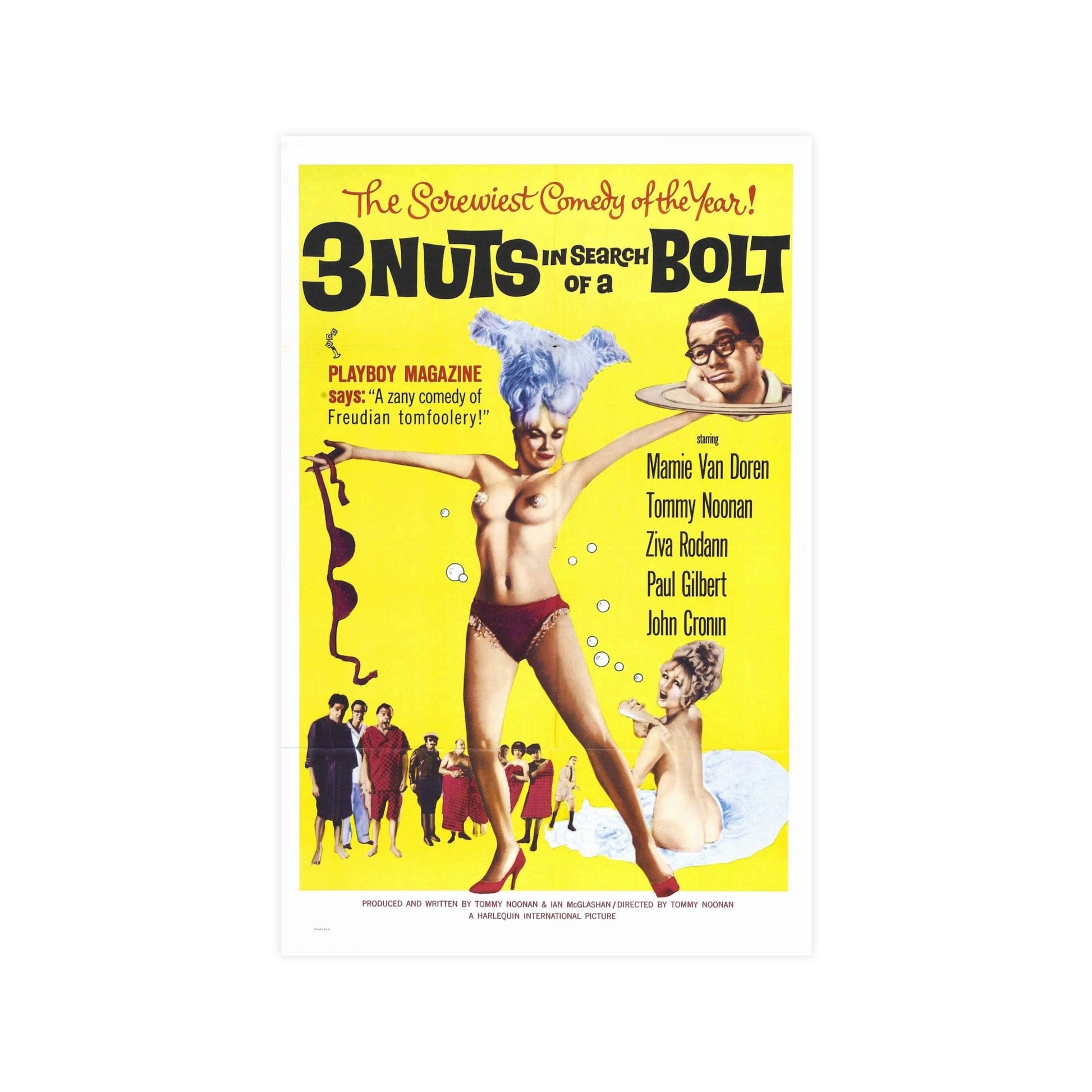 3 NUTS IN SEARCH OF A BOLT 1964 - Paper Movie Poster-11″ x 17″ (Vertical)-The Sticker Space