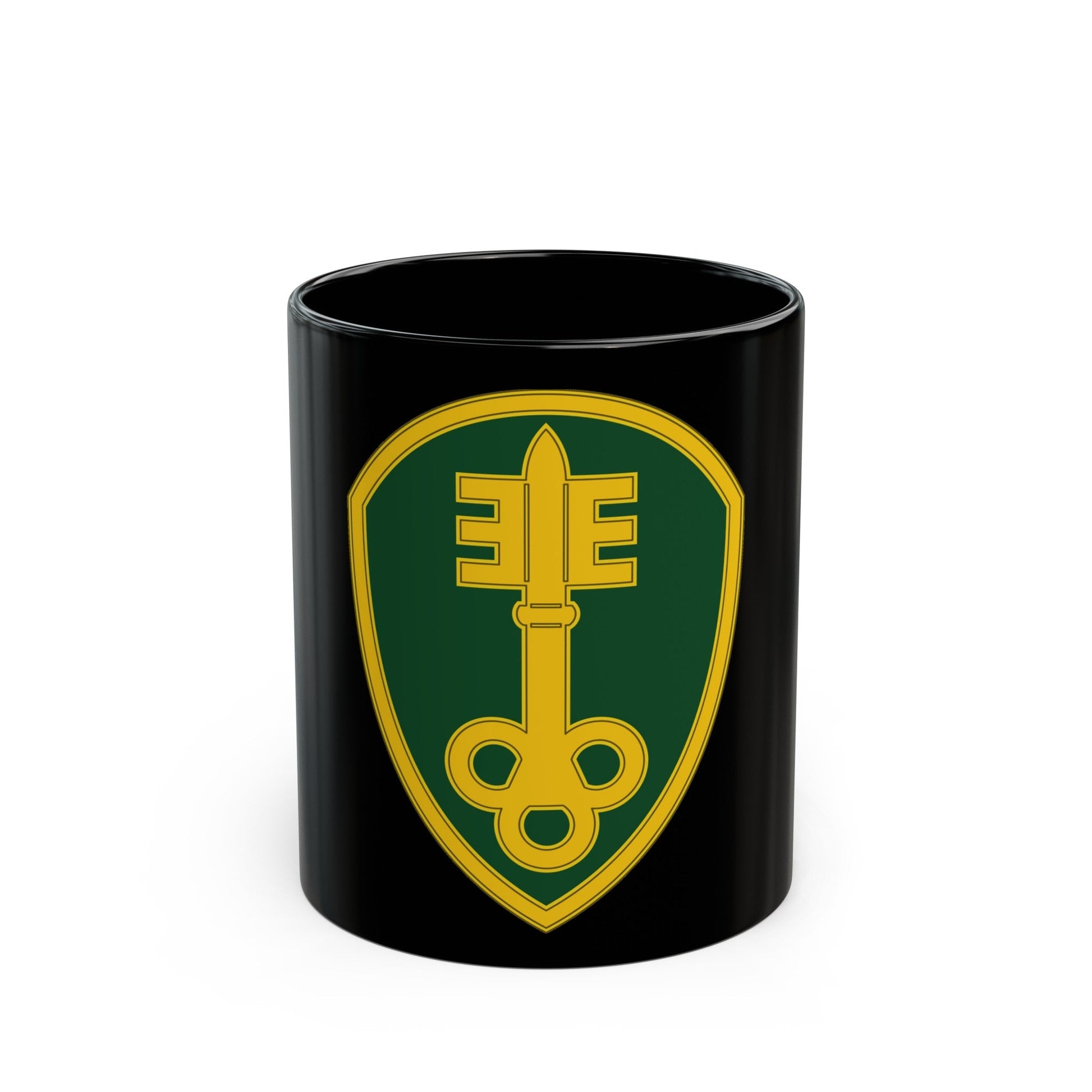 300 Military Police Brigade 3 (U.S. Army) Black Coffee Mug-11oz-The Sticker Space