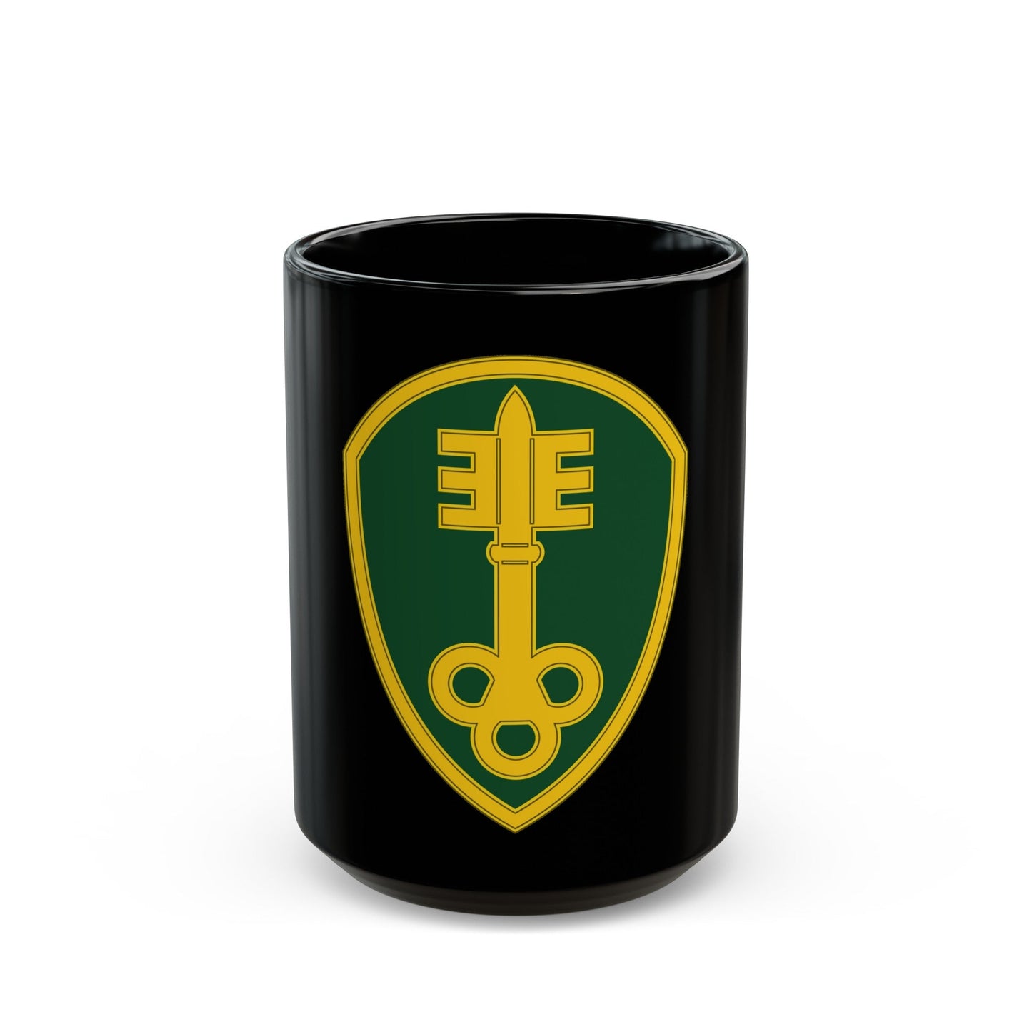 300 Military Police Brigade 3 (U.S. Army) Black Coffee Mug-15oz-The Sticker Space