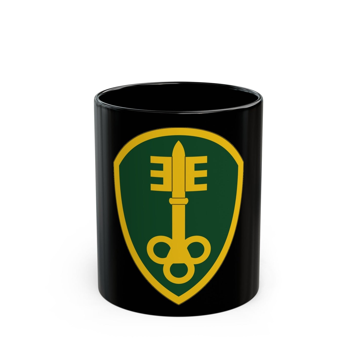 300 Military Police Brigade (U.S. Army) Black Coffee Mug-11oz-The Sticker Space