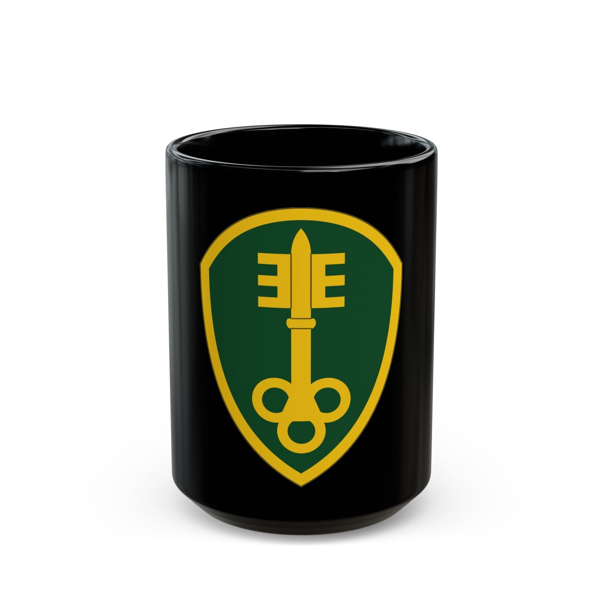300 Military Police Brigade (U.S. Army) Black Coffee Mug-15oz-The Sticker Space