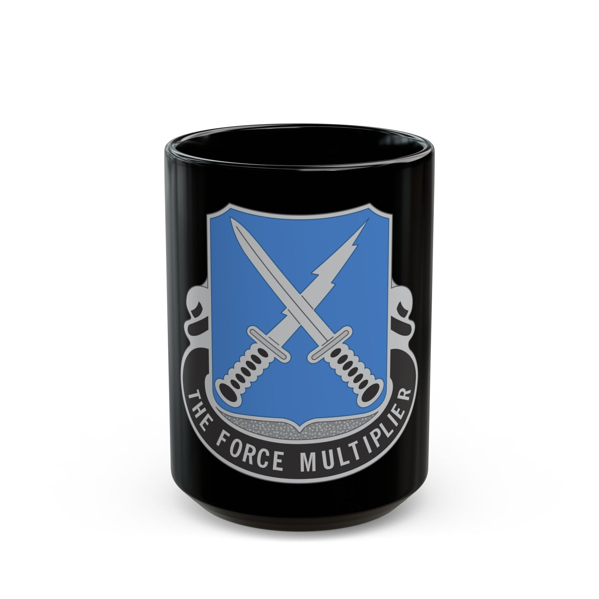 301st Military Intelligence Battalion (U.S. Army) Black Coffee Mug-15oz-The Sticker Space