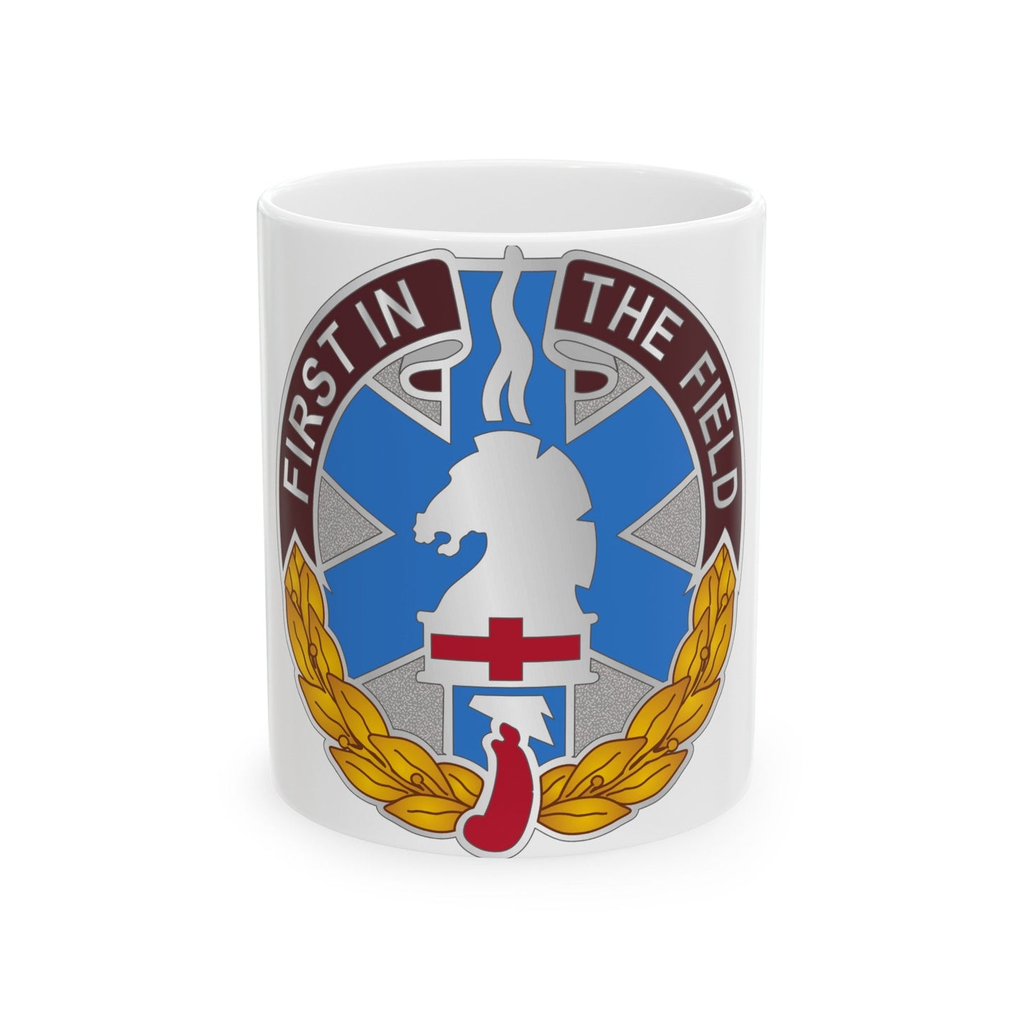 302 Field Hospital (U.S. Army) White Coffee Mug-11oz-The Sticker Space